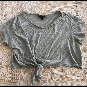 Top shop lose tie crop top